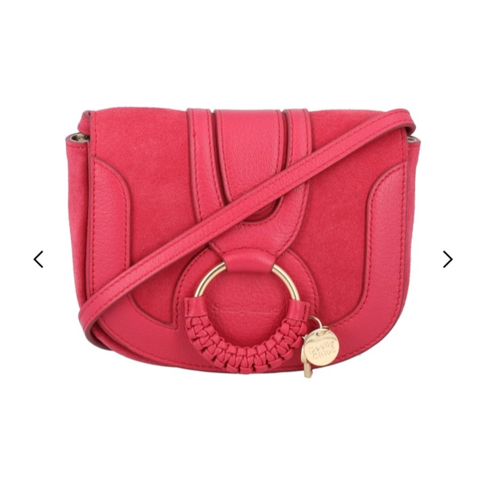 SEE BY CHLOÉ mini Hana bag in coral pink